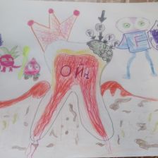 Екатерина Сергеевна Бархатова в конкурсе «Подвиги рыцаря Фторида в борьбе с кариесом»