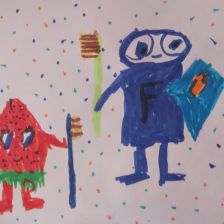 Артем Денисович Овчаров в конкурсе «Подвиги рыцаря Фторида в борьбе с кариесом»