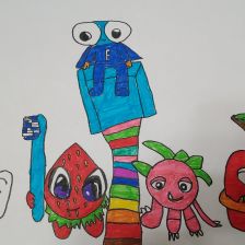 Аня Александровна Е в конкурсе «Подвиги рыцаря Фторида в борьбе с кариесом»