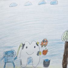 Матвей Валерьевич Московский в конкурсе «Подвиги рыцаря Фторида в борьбе с кариесом»