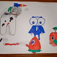 Полина Александровна Е в конкурсе «Подвиги рыцаря Фторида в борьбе с кариесом»