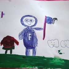 Мария Андреевна Курлянчик в конкурсе «Подвиги рыцаря Фторида в борьбе с кариесом»