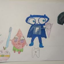 Варвара Алексеева Бартенева в конкурсе «Подвиги рыцаря Фторида в борьбе с кариесом»