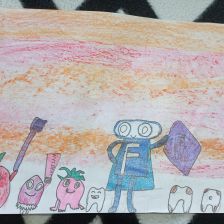 Элина Юсифова в конкурсе «Подвиги рыцаря Фторида в борьбе с кариесом»