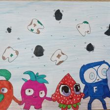 Амина Юсифова в конкурсе «Подвиги рыцаря Фторида в борьбе с кариесом»