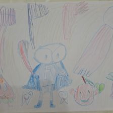 Мелек Эмирсуюновна Абдувелиева в конкурсе «Подвиги рыцаря Фторида в борьбе с кариесом»