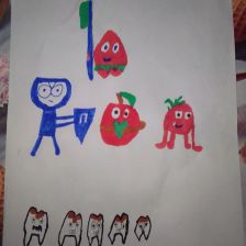 Мария Алексеевна Морозова в конкурсе «Подвиги рыцаря Фторида в борьбе с кариесом»