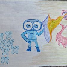 София Кузнецова в конкурсе «Подвиги рыцаря Фторида в борьбе с кариесом»