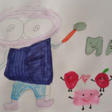 Ирина в конкурсе «Подвиги рыцаря Фторида в борьбе с кариесом»