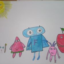 Анна Дорофеева в конкурсе «Подвиги рыцаря Фторида в борьбе с кариесом»