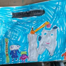 Полина Романовна Горохова в конкурсе «Подвиги рыцаря Фторида в борьбе с кариесом»