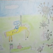 Агата Ярославовна Федяева в конкурсе «Подвиги рыцаря Фторида в борьбе с кариесом»