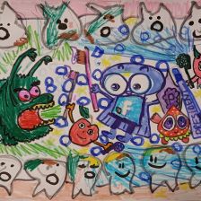 Егор Патапкин в конкурсе «Подвиги рыцаря Фторида в борьбе с кариесом»