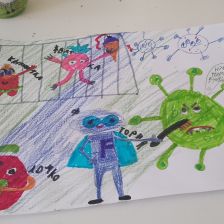 Ева Юрьевна Войтенко в конкурсе «Подвиги рыцаря Фторида в борьбе с кариесом»