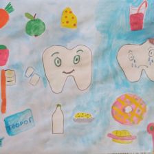 Мария Немцева в конкурсе «Подвиги рыцаря Фторида в борьбе с кариесом»