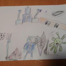 Анна Дмитриевна Плохотнюк в конкурсе «Подвиги рыцаря Фторида в борьбе с кариесом»