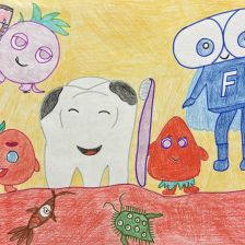 Вадим Алексеевич Пешнин в конкурсе «Подвиги рыцаря Фторида в борьбе с кариесом»