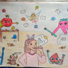 Александра Владимировна Соколова в конкурсе «Подвиги рыцаря Фторида в борьбе с кариесом»