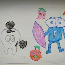 Мирослава Дмитриевна Сальникова в конкурсе «Подвиги рыцаря Фторида в борьбе с кариесом»