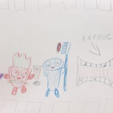 Оливия Александровна Варенцова в конкурсе «Подвиги рыцаря Фторида в борьбе с кариесом»