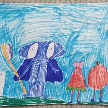 Анна в конкурсе «Подвиги рыцаря Фторида в борьбе с кариесом»