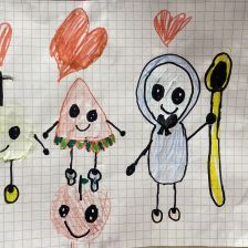 Эмили Алексеевна Овсянникова в конкурсе «Подвиги рыцаря Фторида в борьбе с кариесом»