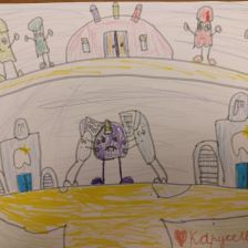 Аделина Павлова в конкурсе «Подвиги рыцаря Фторида в борьбе с кариесом»