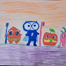 Полина Сергеевна Асеева в конкурсе «Подвиги рыцаря Фторида в борьбе с кариесом»