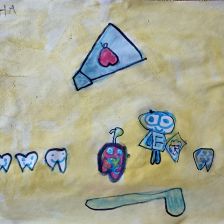 Марина Власова в конкурсе «Подвиги рыцаря Фторида в борьбе с кариесом»