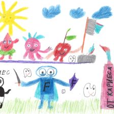 Семён Сергеевич Алексеев в конкурсе «Подвиги рыцаря Фторида в борьбе с кариесом»