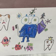 Ева Евгеньевна Вонтлая в конкурсе «Подвиги рыцаря Фторида в борьбе с кариесом»