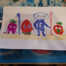 Виктория Хворостьянова в конкурсе «Подвиги рыцаря Фторида в борьбе с кариесом»