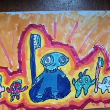 Вероника Сергеевна Белоус в конкурсе «Подвиги рыцаря Фторида в борьбе с кариесом»