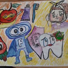 Глеб Кириллович Малик в конкурсе «Подвиги рыцаря Фторида в борьбе с кариесом»