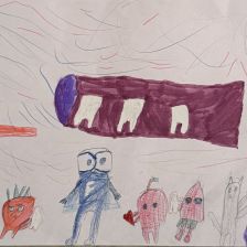 Ева Кухтина в конкурсе «Подвиги рыцаря Фторида в борьбе с кариесом»