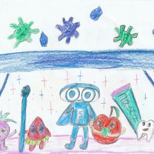 Ксения Андреевна Бакаева в конкурсе «Подвиги рыцаря Фторида в борьбе с кариесом»