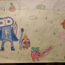 Полина Максимовна Шамаева в конкурсе «Подвиги рыцаря Фторида в борьбе с кариесом»