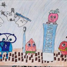 Азалия Рафиковна Рахмаева в конкурсе «Подвиги рыцаря Фторида в борьбе с кариесом»