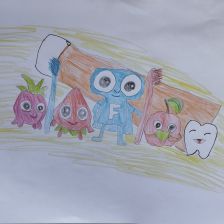 София Дмитриевна Яцыко в конкурсе «Подвиги рыцаря Фторида в борьбе с кариесом»