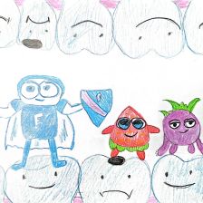 Захар Александрович Платыгин в конкурсе «Подвиги рыцаря Фторида в борьбе с кариесом»