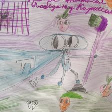 Анастасия Евгеньевна Наймушина в конкурсе «Подвиги рыцаря Фторида в борьбе с кариесом»