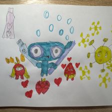 Арина Станиславовна Ефремова в конкурсе «Подвиги рыцаря Фторида в борьбе с кариесом»