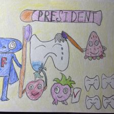 Аким Анварович Мухамадиев в конкурсе «Подвиги рыцаря Фторида в борьбе с кариесом»