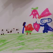 Настя Крылова в конкурсе «Подвиги рыцаря Фторида в борьбе с кариесом»