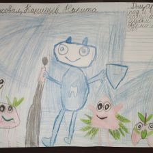 Никита Андреевич Канищев в конкурсе «Подвиги рыцаря Фторида в борьбе с кариесом»