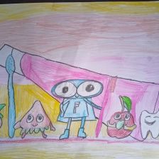 Илья Иванович Брындин в конкурсе «Подвиги рыцаря Фторида в борьбе с кариесом»