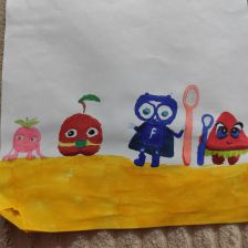 Телепня Витальевна Таисия в конкурсе «Подвиги рыцаря Фторида в борьбе с кариесом»