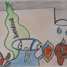 Валерия Сергеевна Матвеева в конкурсе «Подвиги рыцаря Фторида в борьбе с кариесом»