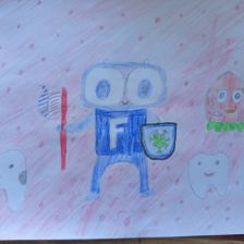 Таисия Максимовна Хакимова в конкурсе «Подвиги рыцаря Фторида в борьбе с кариесом»