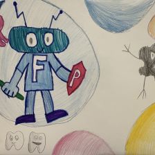 Ярослав Сергеевич Добрынин в конкурсе «Подвиги рыцаря Фторида в борьбе с кариесом»